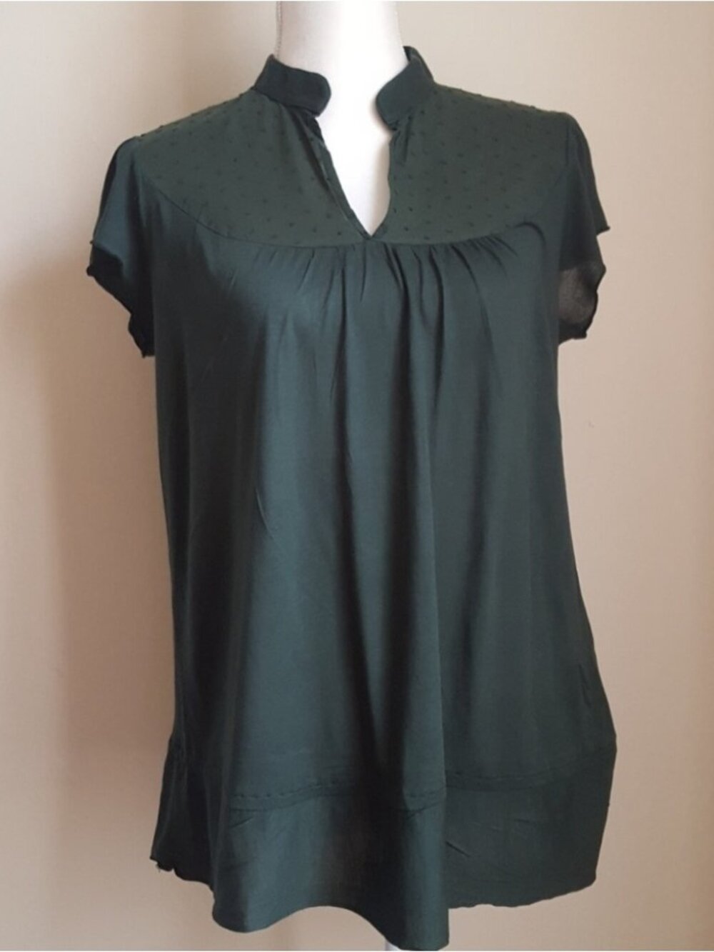 Green Top Blouse Size Small